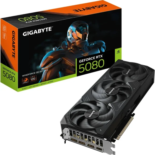 GIGABYTE GeForce RTX 5080 WINDFORCE OC SFF 16G Graphics Card – Power Meets Precision
