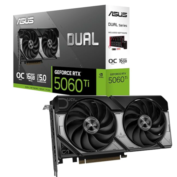 ASUS Dual GeForce RTX™ 5060 Ti 16GB GDDR7 OC Edition