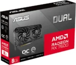 ASUS Dual Radeon RX 7600 EVO OC Edition 8GB GDDR6 Gaming Graphics Card - Image 2