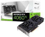 PNY GeForce RTX 4060 Ti 8GB PCIe x16 Verto Dual Fan DLSS 3 Edition GDDR6 128-Bit Gaming Graphics Card